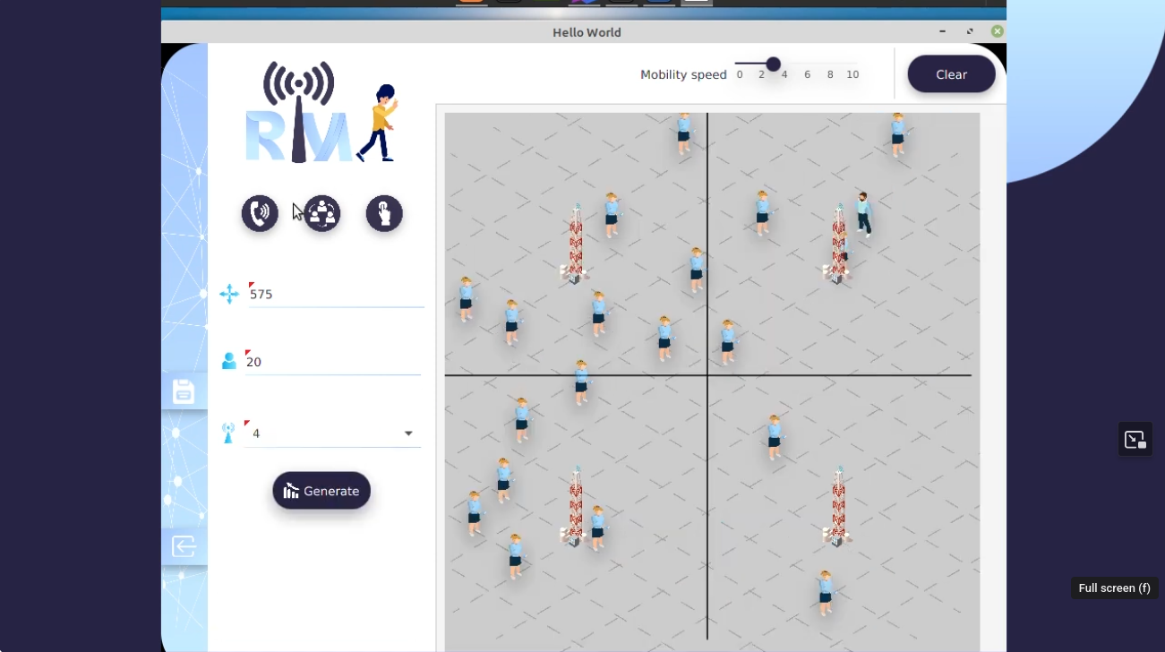 Mobile Network Simulator Project